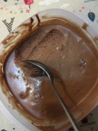 黑巧克力冰激凌