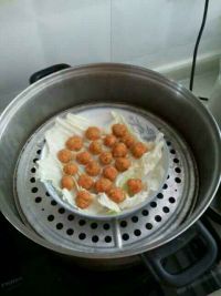 蔬菜蒸鱼丸