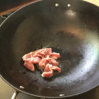 肉片炒圣瓜