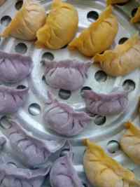 彩色饺子