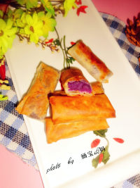 紫薯春卷