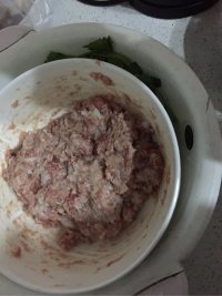 芹菜肉饼