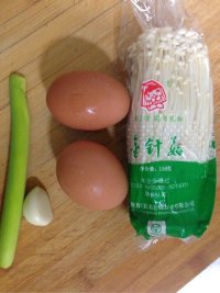 金针菇炒鸡蛋