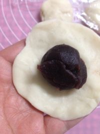 豆沙菊花酥