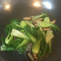 香菇油菜炒面