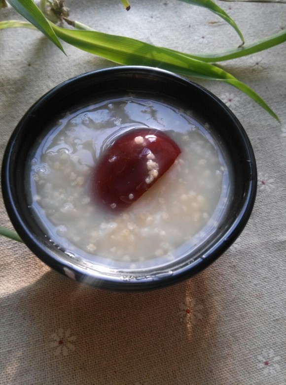 红枣二米粥
