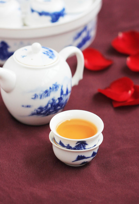 菊花山楂普洱茶