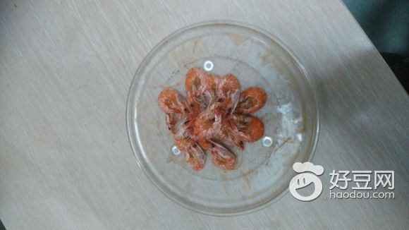 微波炉烤虾