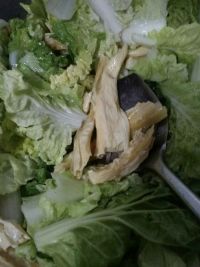 白菜炒腐竹