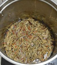 干豆角五花肉捞面