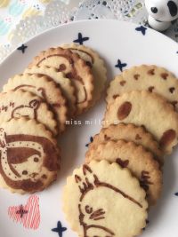 涂鸦印花饼干