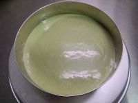 抹茶白巧克力慕斯蛋糕