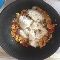 三色椒蛋炒饭