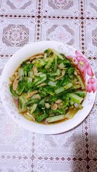 肉丝炒白菜