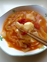 西红柿酸汤面片