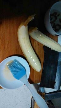 葡萄干烤香蕉