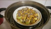 蒜蓉虾仁丝瓜盅