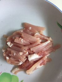 肉丝蒜苔