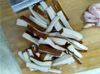 白菜杆子炒豆腐干