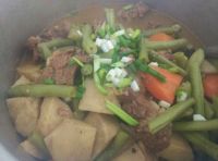 排骨炖豆角