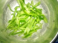 菠菜粉条炒挂面