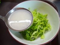 生菜丝烧骨粥