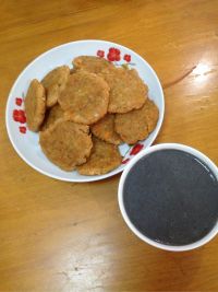 胡萝卜糯米藕肉饼