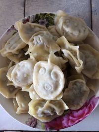 煎饺子