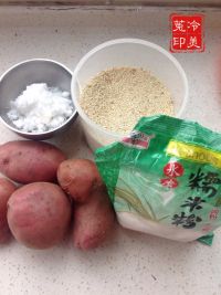 土豆枣泥芝麻饼