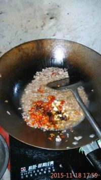 酸豆角炒肉末