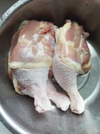 时蔬烤鸡腿