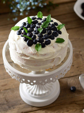 蓝莓奶油电饭煲蛋糕