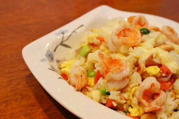 海虾芝士焗米饭