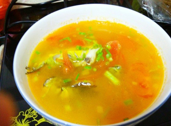 西红柿番茄黄甲鱼汤