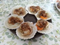 剁椒蒜蓉蒸扇贝