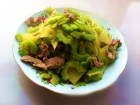 苦瓜炖土豆