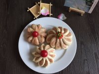 混合果汁花朵馒头