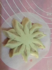 混合果汁花朵馒头