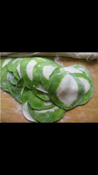 青汁虾仁水饺