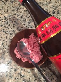 菠菜炸酱面