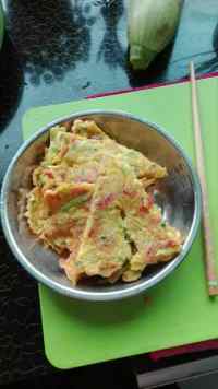 西葫芦火腿鸡蛋饼