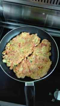 西葫芦火腿鸡蛋饼