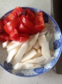 西红柿炒山药