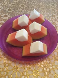 木瓜椰奶冻