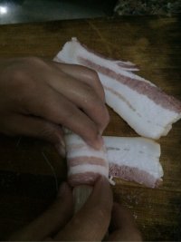 培根金针菇卷