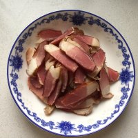 腊肉炒豆角