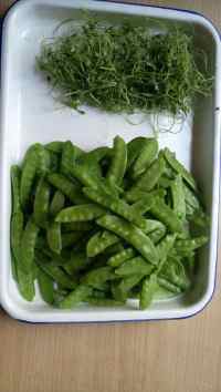 碗豆角炒里道斯红肠