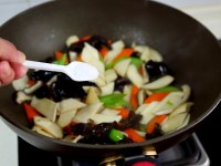 杏鲍菇炒肉片#多效护