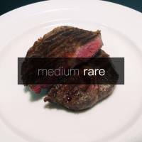 medium rare 牛排