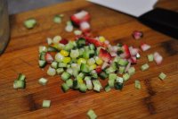 松仁玉米草莓沙拉